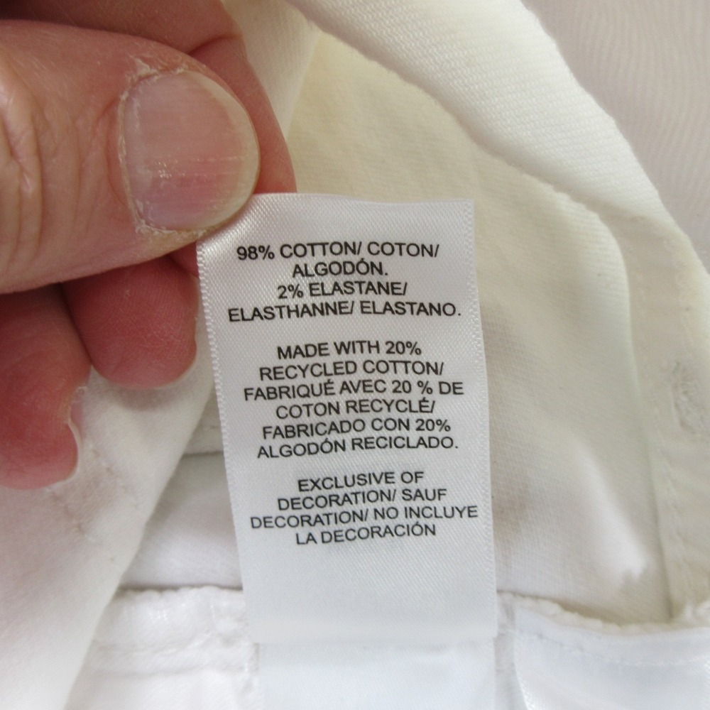 Lucky Brand Women's Ava Mid Rise Skinny Jeans White Denim Stretch Size 10 30 - Picture 15 of 16